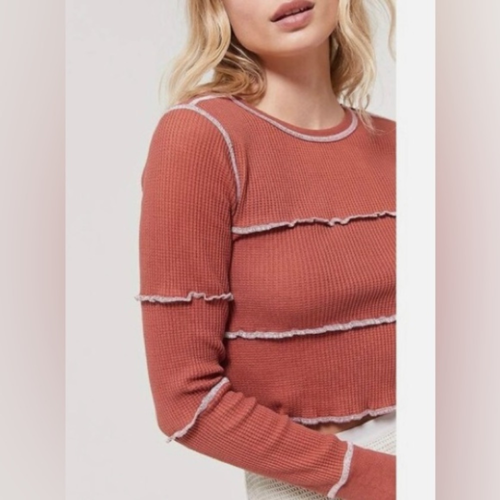 UO dustin patwchwork thermal top